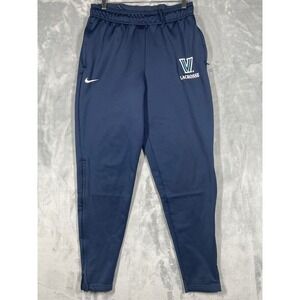 Nike Dri Fit Villanova Wildcats Lacrosse Track Pants Navy Blue Size Small